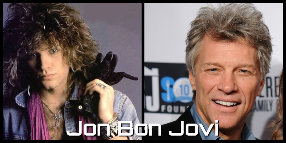 jon bon jovi then and now