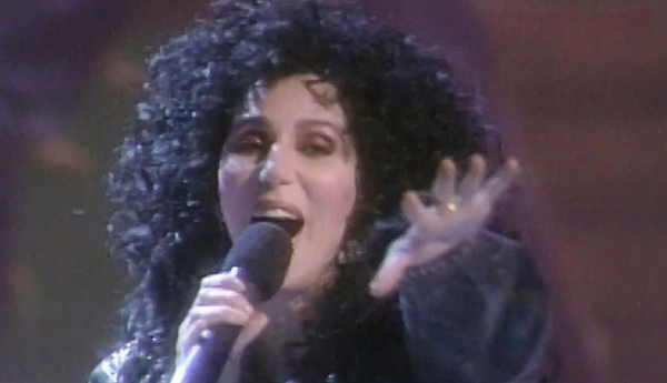 Cher performing If I Could Turn Back Time live at the 1989 VMA's