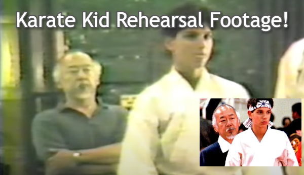 The Karate Kid rehearsals footage
