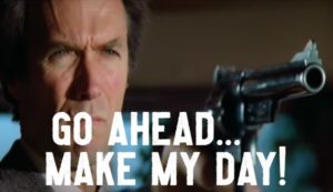 Clint Eastwood - 'Go Ahead Make My Day' Scene from 'Sudden Impact'