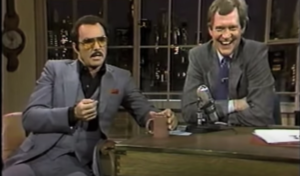 Burt Reynolds on Late Night with David Letterman in 1984
