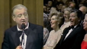 Rodney Dangerfield Has President Reagan Rolling with Laughter