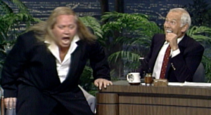 Sam Kinison Sings 'Are You Lonesome Tonight' and Sits Down With Johnny on The Tonight Show Starring Johnny Carson in 1989