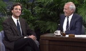 Bob Saget Visits The Tonight Show Starring Johnny Carson in 1989
