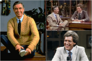 Mr. Rogers on Late Night with David Letterman in 1982