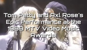 Tom Petty and Axl Rose - 'Free Fallin' and 'Heartbreak Hotel' Live - 1989 MTV Video Music Awards