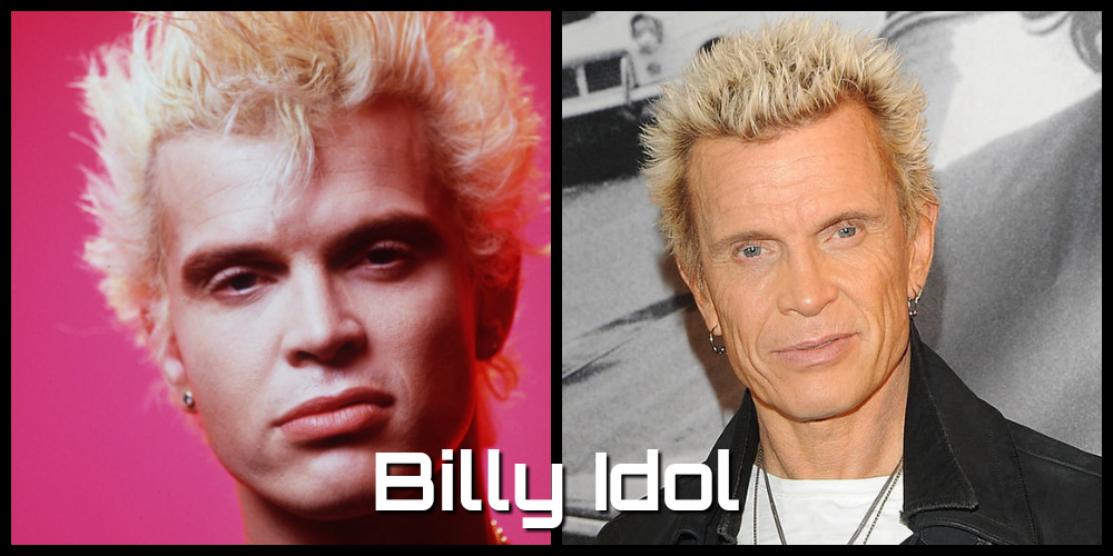 billy idol then and now