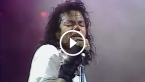 Michael Jackson Performing 'Dirty Diana' Live - Rome In 1988