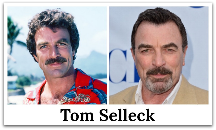 tom selleck then and now
