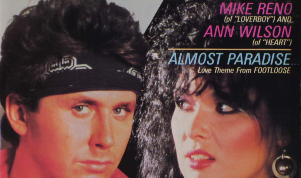 Mike Reno & Ann Wilson . Almost Paradise - will always love this