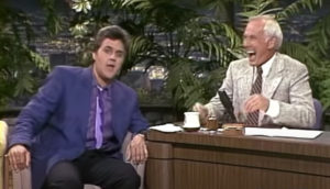 Jay Leno on The Tonight Show Starring Johnny Carson Talking About Being A Guest Host and the Airlines