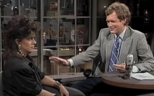Grace Slick on Late Night with David Letterman in 1987