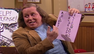 Pre-School Parent-Teacher Conference with Sam Kinison on Saturday Night Live in 1986