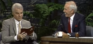 Steve Martin Reads Funny Stories from his Diary on The Tonight Show Starring Johnny Carson in 1989